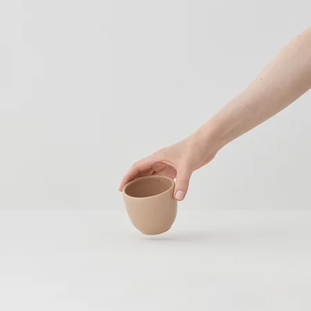 Tasse à cappuccino Aoomi Sand Mug A03 de 200 ml de couleur orange.