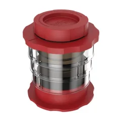 Cafflano Kompact Coffee Maker v červenej farbe, ideálny pre ľahkú prípravu chutnej kávy na cestách.