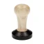 Motta Tamper Nonstick 58 mm in finitura nera, realizzato in acciaio inossidabile, perfetto per la pressione manuale nella preparazione del caffè.