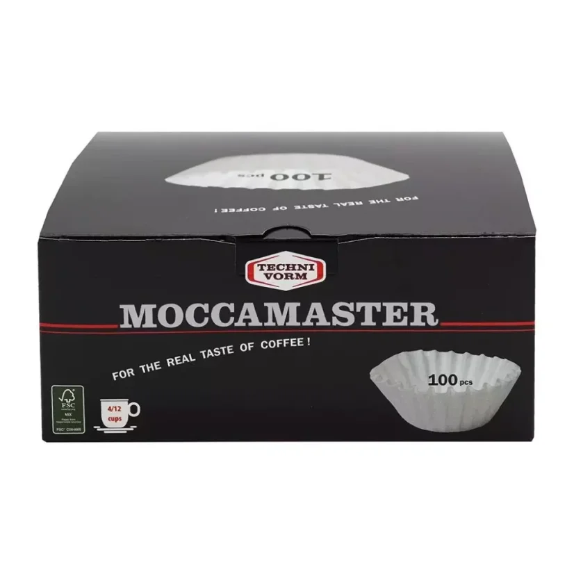 Moccamaster 110 mm papírové filtry pro Thermoserve a CDT 100 ks