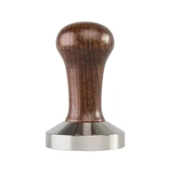 Handtamper Motta mit braunem Holzgriff und einem Durchmesser von 58,4 mm, geeignet für Kaffeemaschinen. Handtamper Motta mit braunem Holzgriff und einem Durchmesser von 58,4 mm, geeignet für Kaffeemaschinen.