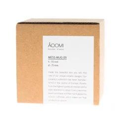 Tasse à cappuccino Aoomi Mess Mug 05 de 170 ml au design minimaliste.