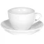 ClubHouse Tasse mit Untertasse Rosa, 160 ml, weiß ClubHouse Tasse mit Untertasse Rosa, 160 ml, weiß