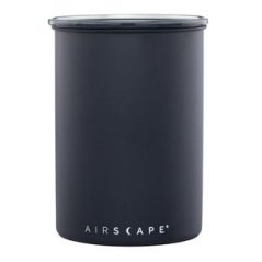 AirScape dóza na kávu 500g černá - vzduchotěsná nerezová