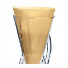 Papír szűrők természetes Chemex 1-3 csésze kávé (100db) Anyag : papír