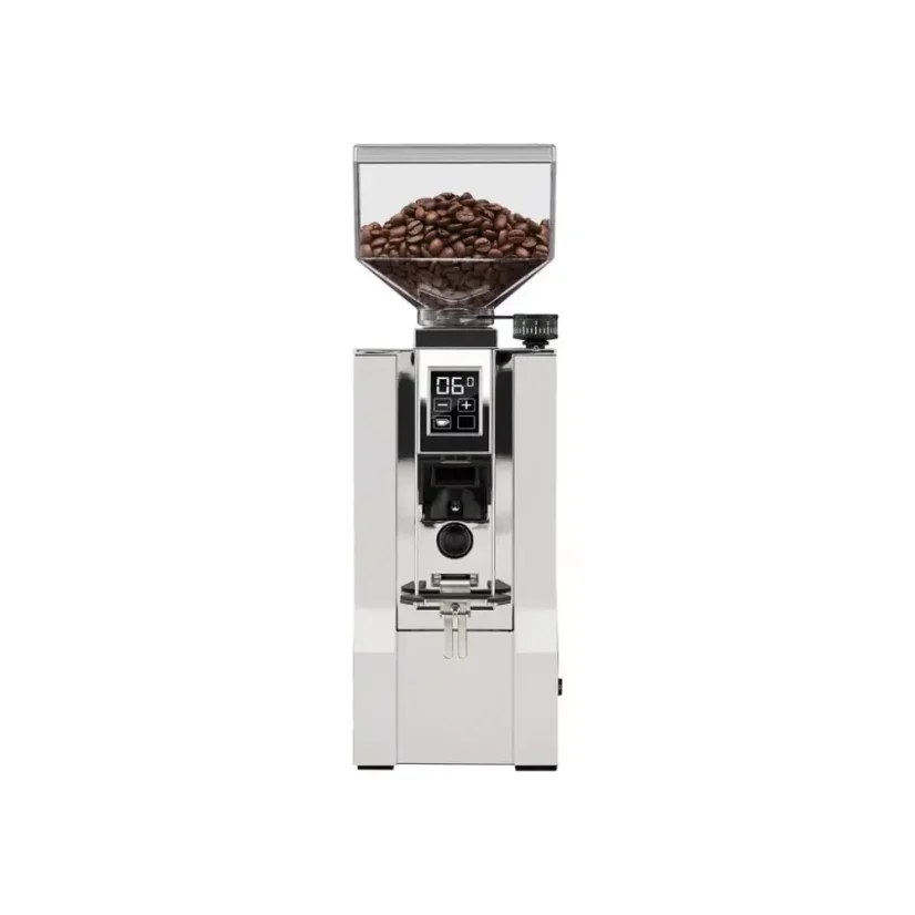 Electric grinder in white finish.