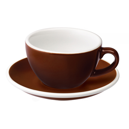 Loveramics Egg - Cappuccino 200 ml Cup and Saucer  - Brown