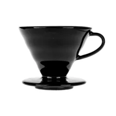 Black ceramic Hario V60-02 dripper