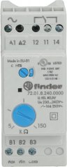 Niveau-Relais FINDER fir DIN-Schinn mat dréibarem Empfindlechkeetsregler vun 5 bis 150 kΩ a Klemmen fir Sonden.
