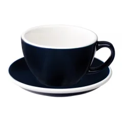 Tasse et soucoupe Loveramics Egg - Cafe Latte 300 ml de style Denim fabriquées en porcelaine de haute qualité. Tasse et soucoupe Loveramics Egg - Cafe Latte 300 ml de style Denim fabriquées en porcelaine de haute qualité.