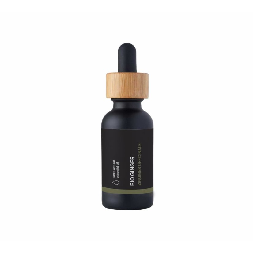 BIO ginger is a 100% natural essential oil with an organic certification, perfect for aromatherapy and uplifting the mood.