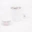 White Asobu Cafe Compact thermal mug with a capacity of 380 ml, made of plastic, ideal for travel.