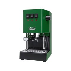 Groene thuis espressomaker Gaggia New Classic EVO.