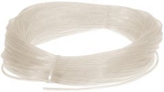 Grouss opgerollte Rull vun engem dënnen duerchsiichtege Plastikschlauch. Grouss opgerollte Rull vun engem dënnen duerchsiichtege Plastikschlauch.