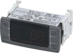Regulator Dixell XR02CX-5N0C1, mat säitleche Montageklemmen, digitalem Display a SET- a Pfeilsknäppercher
