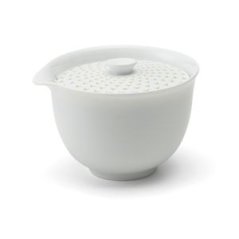 Miyama Tyahaku tea cup New Leaf Y - white porcelain 160ml