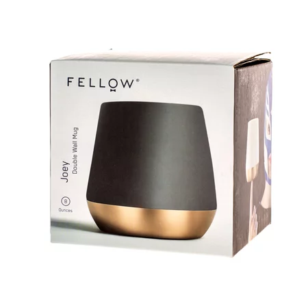 Fellow Joey Mug Black with a capacity of 240 ml in elegant black, ideal for filter coffee.