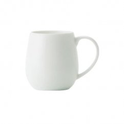 Tasse à café d'un volume de 320 ml en blanc, marque Origami.