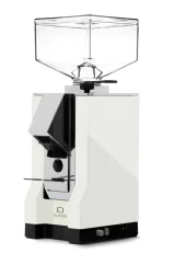 Molinillo de café espresso Eureka Mignon Silenzio 16CR en color blanco con capacidad de tolva de 300 gramos.