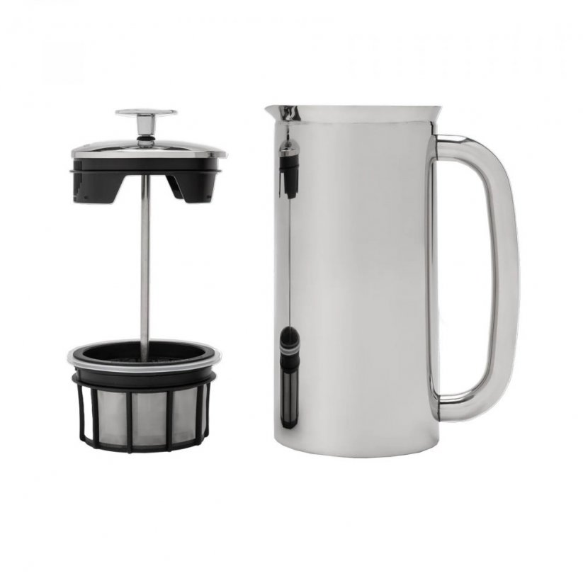 Stainless steel French press from Espro with a capacity of 950 ml.