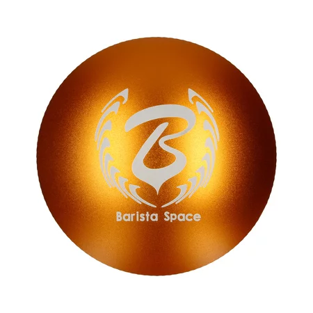 Distributor für Kaffee Barista Space C1 in Goldfarbe mit einem Durchmesser von 58mm, ideal für die präzise Verteilung des gemahlenen Kaffees im Filter.