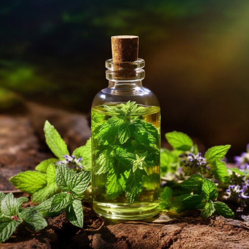 Peppermint essential oil by Pěstík, 100% natural, in a 10 ml package, suitable for men.