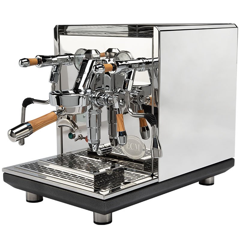 Máquina de café de palanca ECM Synchronika, aceituna.