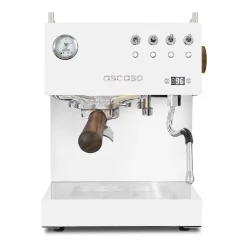 Ascaso Steel DUO home lever espresso machine with temperature adjustment.