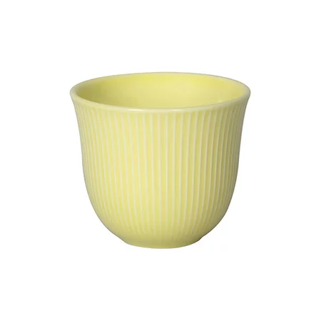 Šálkový porcelánový hrnček Loveramics Brewers v farbe taupe s reliéfnym vzorom, objem 250 ml.