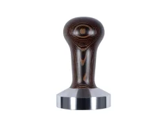 Heavy Wenge Tamper 52 mm for coffee tamping.