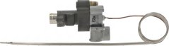 Thermostatesche Krunn Robertshaw BJW, Metall-Ventilsaz mat enger ugeschlossener opgerollter Kapillarréier.