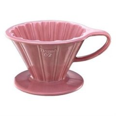 Tiamo dripper cerámico V02 rosa - pour over para café