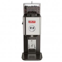 Lelit coffee grinder with display.