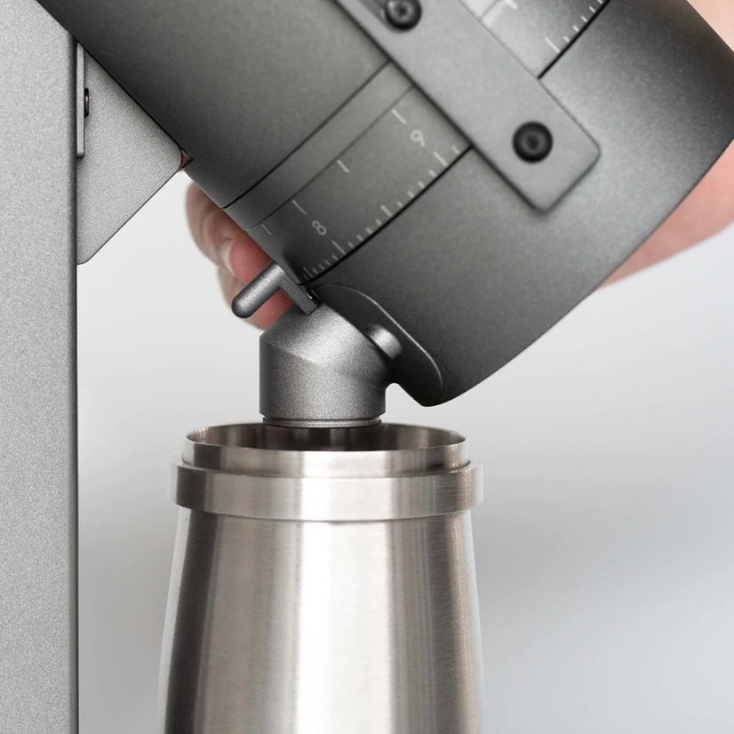 Elektrische Mühle Acaia Orbit Mazzer 0033M Detail.