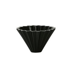 Origami keramický dripper M tmavo čierny - japonský V60 dripper