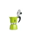 La cafetière Moka Rainbow 3 en vert est fabriquée en aluminium et apporte un aspect moderne à votre cuisine.