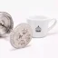Prensa francesa Barista & Co Core en color plata con una capacidad de 350 ml, hecha de vidrio.