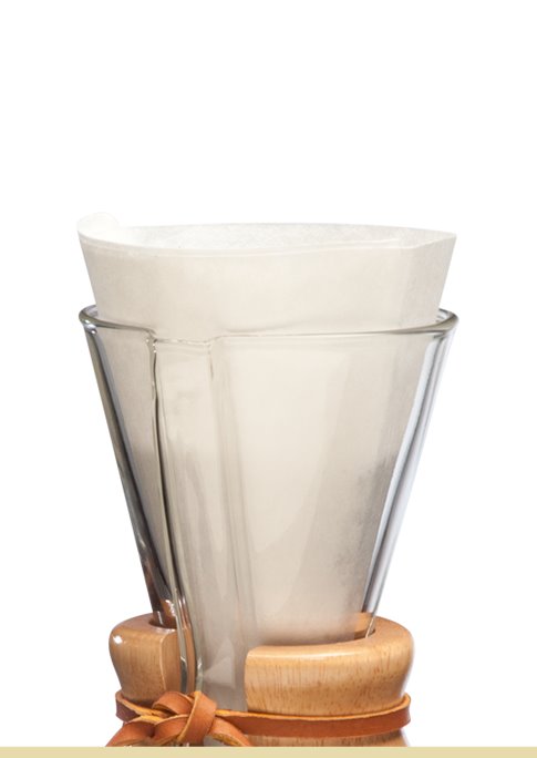 Papierové filtre Chemex 1-3 šálky kávy (100ks)