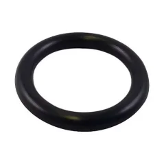 Black rubber sealing on a white background Black rubber sealing on a white background