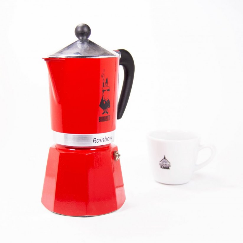 Front view of the Bialetti Rainbow 6.