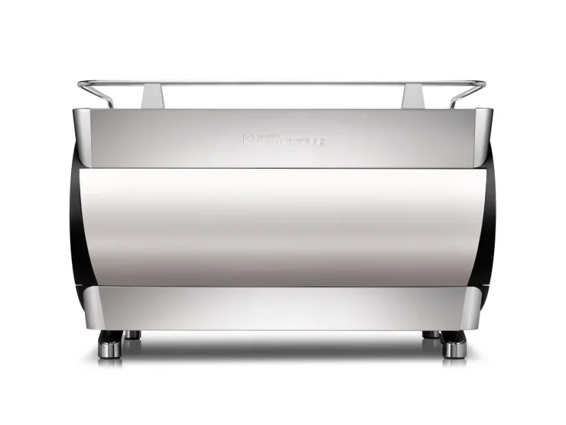 Profesionalni espresso kávovar Nuova Simonelli Aurelia Wave T3 2GR v černé barvě s funkcí nastavení tlaku pro optimální extrakci espressa.