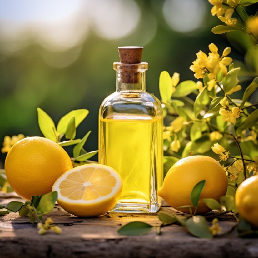 Aceite esencial de limón de la marca Pěstík, volumen de 10 ml, certificado 100% orgánico y natural.