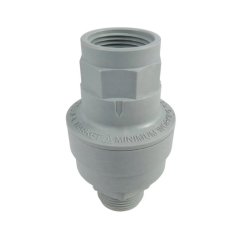 Aquastop 3/4 water block valve designed for water filtration systems.