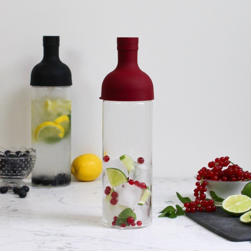 Hario Filter-In Bottle 750 ml cranberry
