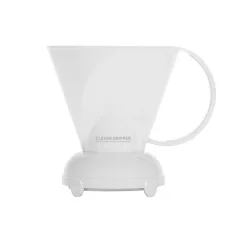 Clever Dripper in white color, made of plastic, with a capacity of 500 ml.