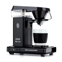 Moccamaster in black on a white background