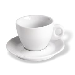 ClubHouse cup and saucer Giacinto, 195 ml, white