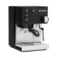 Machine à café expresso noire Rancilio Silvia E pour usage domestique.