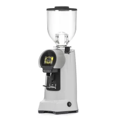 Graue elektrische Espressomühle Eureka Helios 75.