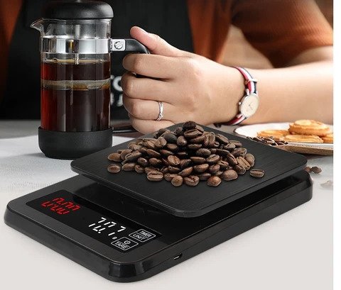 Barista Space Digital Scale - Balanza digital para café : Función de goteo : Cronómetro